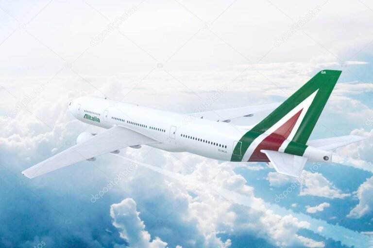 Qual è lo stato attuale del volo Alitalia che sto cercando 38 aereo alitalia in volo sopra le nuvole