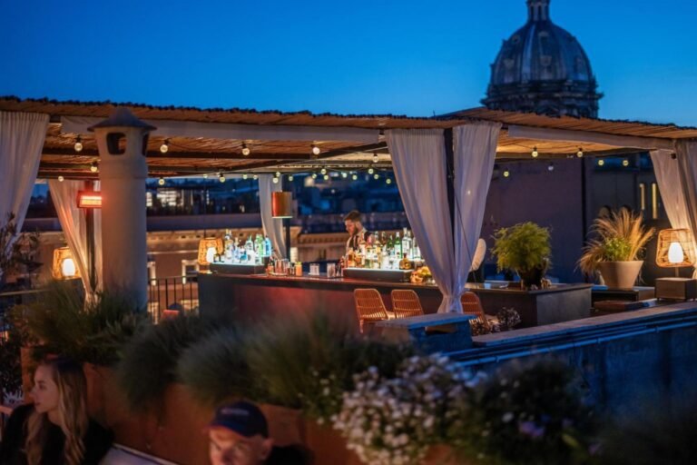 bb accogliente con vista su roma