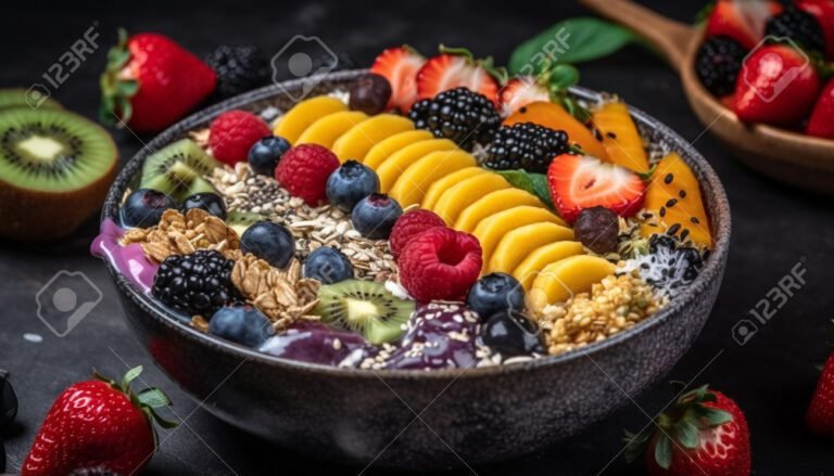 ciotola di frutti di bosco freschi