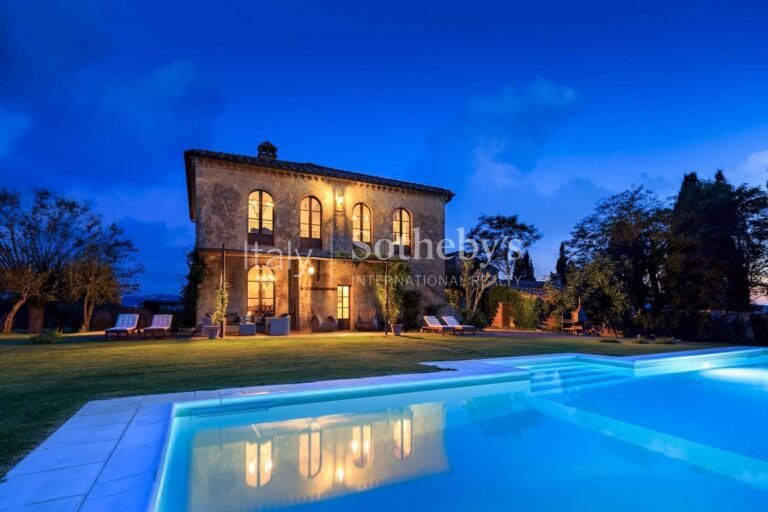 idilliaca vista di un bb toscano