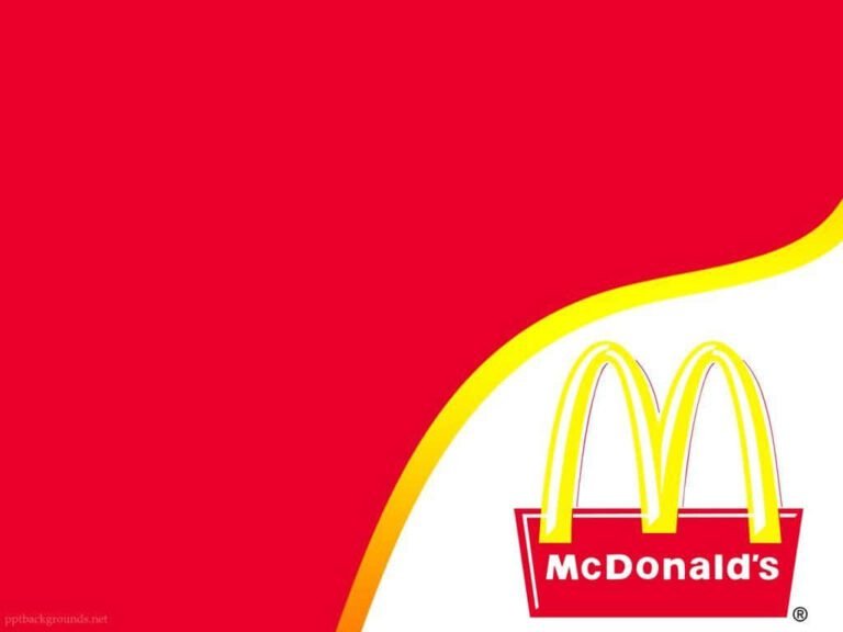 logo di mcdonalds con sfondo accogliente