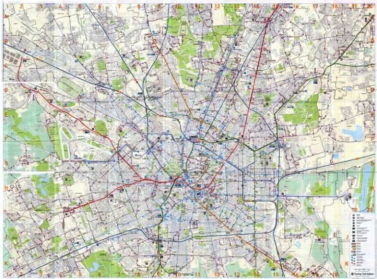 mappa dei trasporti pubblici di milano