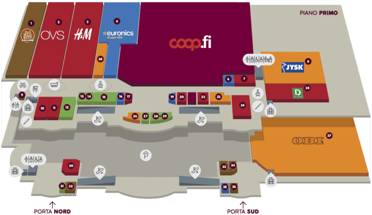 mappa della coop di via gramsci