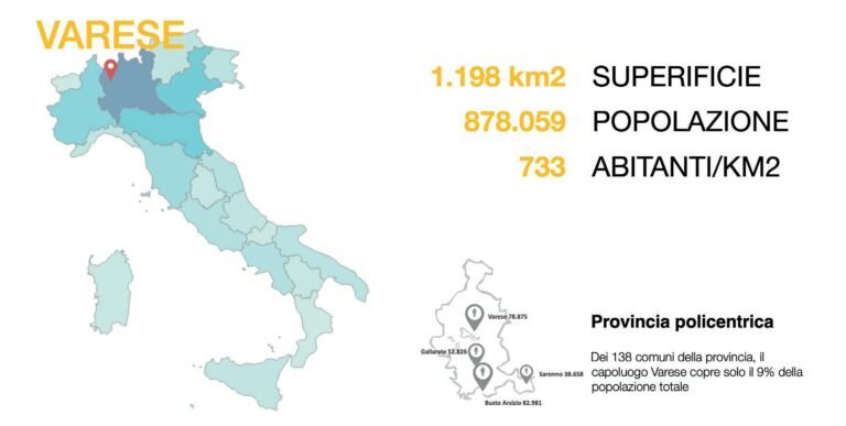 mappa stilizzata di busto arsizio
