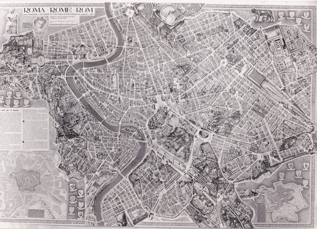 Dove si trova il negozio Bath and Body Works a Roma 1 mappa stilizzata di roma con negozi evidenziati