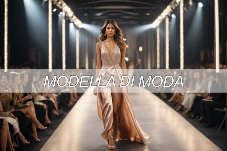 modelli di alta moda su passerella