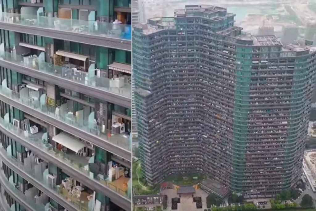 persone che vivono in un complesso residenziale