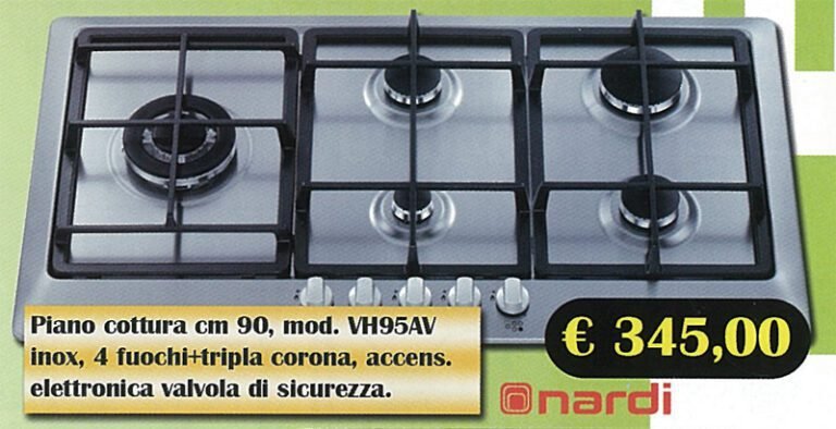 piano di cottura nardi moderno in cucina
