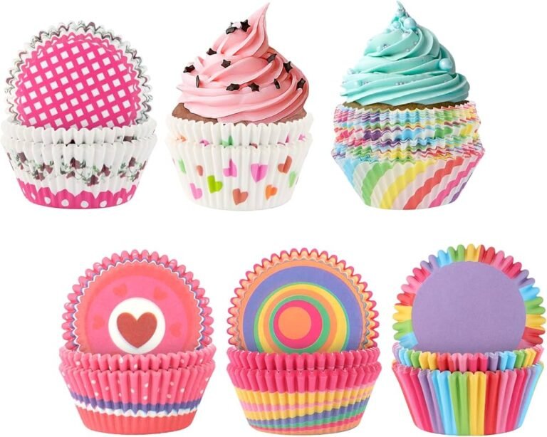 pirottini di carta colorati in forno