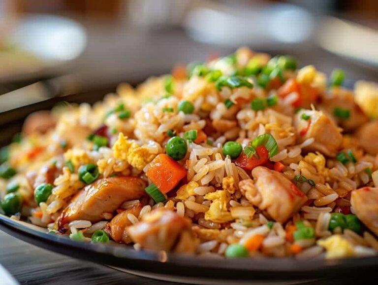 Cosa rende il cibo cinese di Bin Bin così unico e delizioso 33 riso fritto con ingredienti freschi e colorati