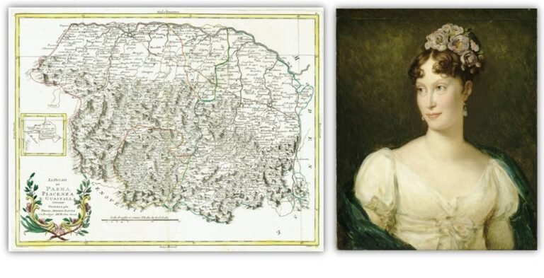 ritratto elegante di maria luigia di parma