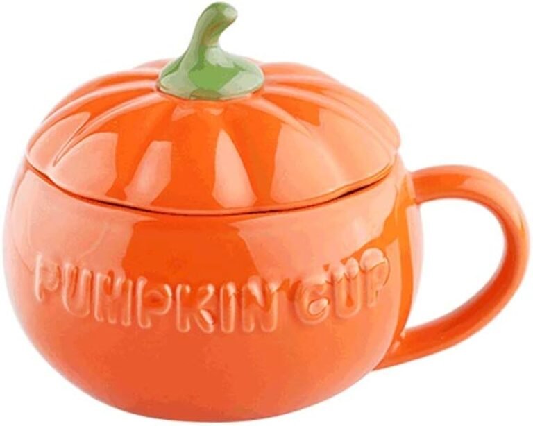 tazza a forma di zucca colorata e creativa