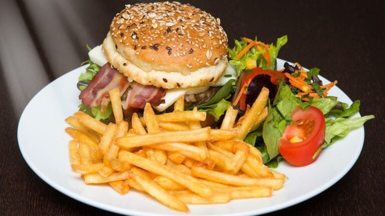 Quali sono i valori nutrizionali dei piatti McDonald's più famosi 4 un hamburger con contorni di patatine fritte