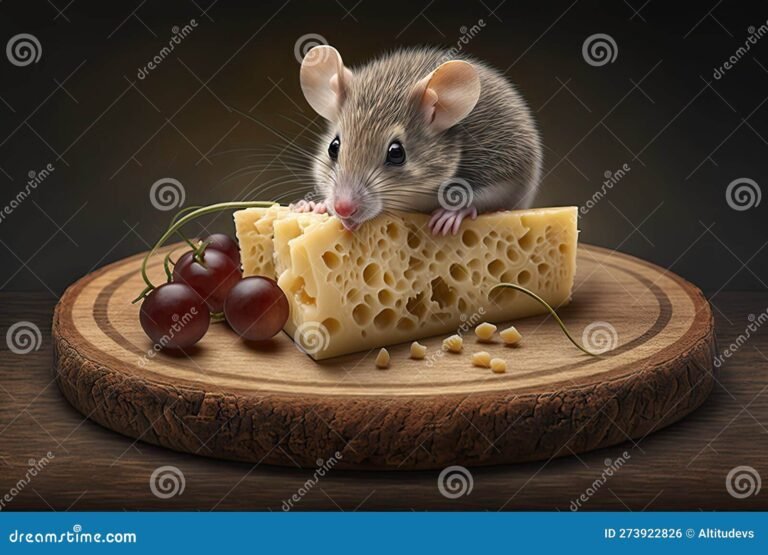 Chi potrebbe aver rubato il mio formaggio e come scoprirlo 13 un topo che guarda un pezzo di formaggio