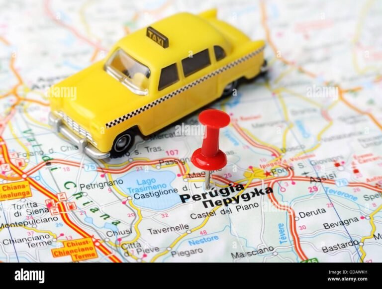 una mappa stilizzata di chianciano