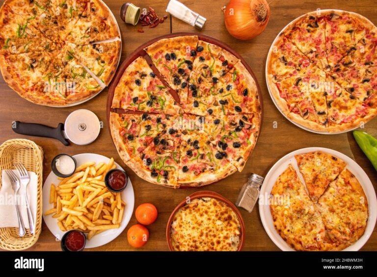 una selezione di pizze italiane assortite